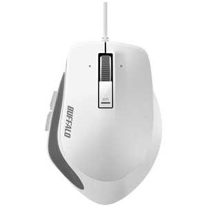 BUFFALO ޥ Premium Fit M [BlueLED /ͭ /5ܥ /USB] ۥ磻 BSMBU500MWH