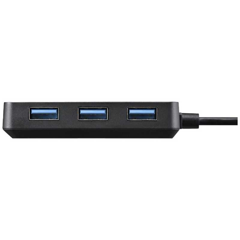 BUFFALO BUFFALO USB3.0ハブ[4ポート･バスパワー･Mac/Win] マグネット付 ブラック BSH4U300U3BK BSH4U300U3BK