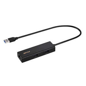 BUFFALO Gigaб USBϥդ LANץ USB Type-A ³ǥ ֥å Type-A LUD-U3-AU101BK