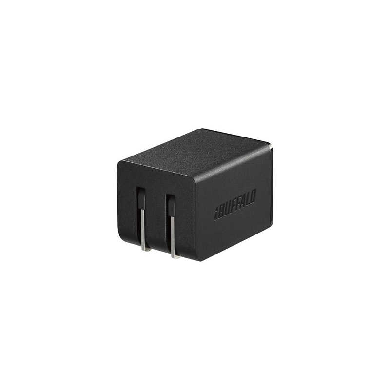 BUFFALO BUFFALO 2.4A USB急速充電器 AUTO POWER SELECT機能搭載 1ポートタイプ Type-Cケーブル付 ブラック BSMPA2402P1CBK BSMPA2402P1CBK