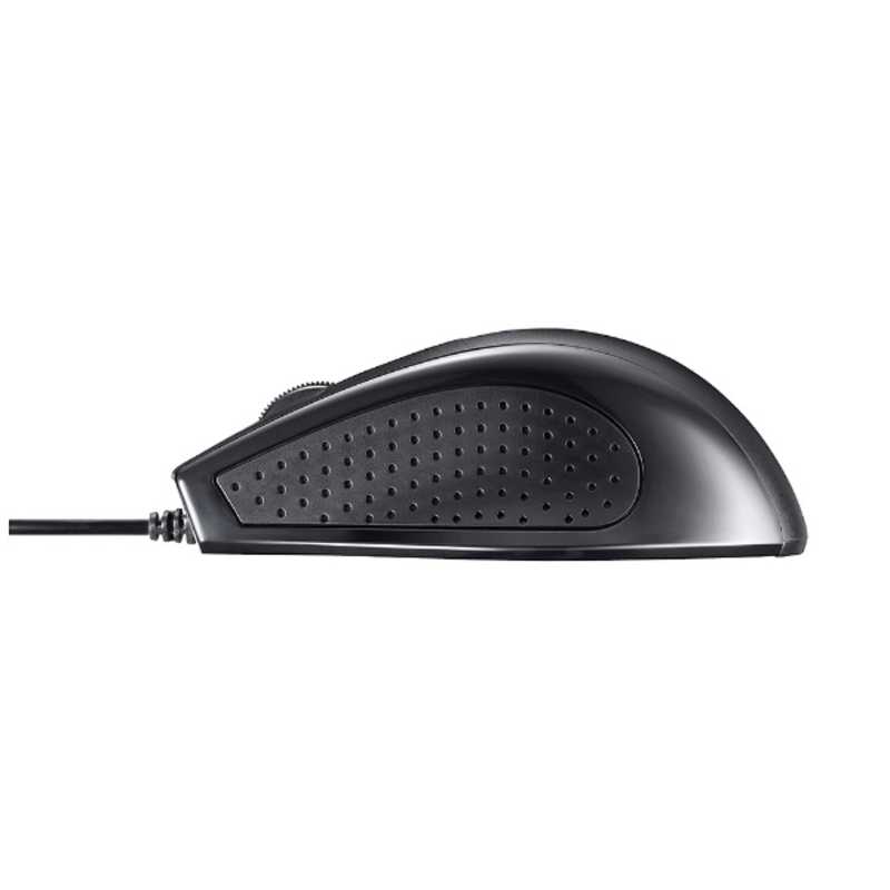 BUFFALO BUFFALO マウス [IR LED /有線 /3ボタン /USB] ブラック BSMRU050BK ブラック BSMRU050BK ブラック