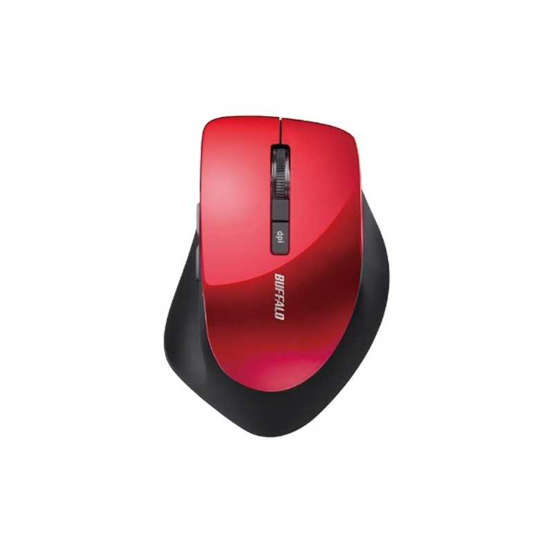 BUFFALO BUFFALO マウス [BlueLED /無線(ワイヤレス) /5ボタン /USB] レッド BSMBW328RDレッド BSMBW328RDレッド