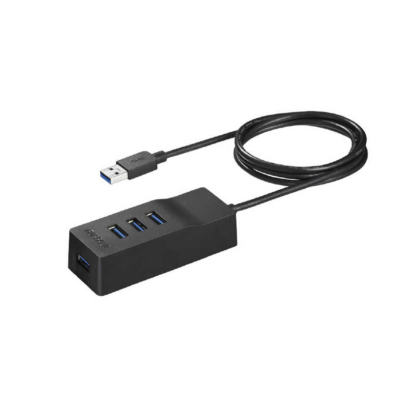 BUFFALO BUFFALO USB3.0上挿し4ポートセルフパワーハブマグネット付きブラック BSH4A310U3BK BSH4A310U3BK