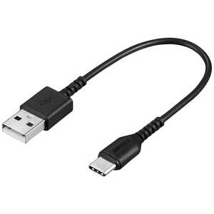 BUFFALO 0.1m[USB-C ⇔ USB-A]2.0ケｰブル 充電･転送 ブラック BSMPCAC201BK
