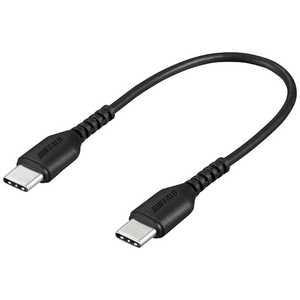 BUFFALO 0.1m[USB-C  USB-C]2.0P[u [dE] ubN BSMPCCC201BK