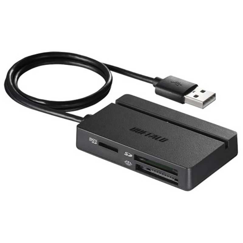 BUFFALO BUFFALO USB2.0 マルチカードリーダーライター (ブラック) BSCR100U2BK BSCR100U2BK