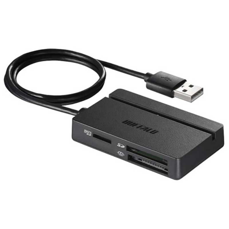 BUFFALO BUFFALO マルチカードリーダーライター USB2.0 (ブラック) BSCR100U2BK BSCR100U2BK