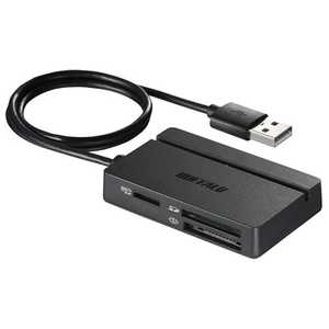 BUFFALO マルチカードリーダーライター USB2.0 (ブラック) BSCR100U2BK