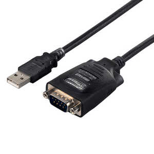 BUFFALO USBシリアル変換ケーブル ブラックスケルトン 0.5m BCUSRC0605BS