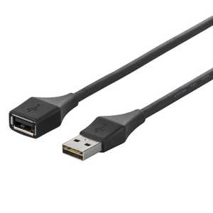 BUFFALO どっちもUSB2.0延長ケーブル 3m ブラック BCUAAD230BK