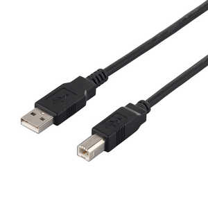 BUFFALO USB2.0֥ (A to B) ֥å 0.7m BCUAB207BK