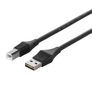 BUFFALO どっちもUSB2.0ケーブル (A to B) 1m ブラック BCUABD210BK