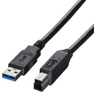 BUFFALO ͥ USB3.0 A to B ֥ 1m ֥å BCUAB310BK