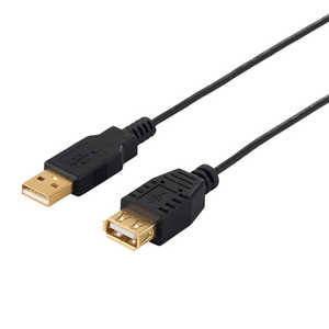 BUFFALO USB2.0Ĺ֥ (A to A)  0.5m ֥å BCUAASM205BK