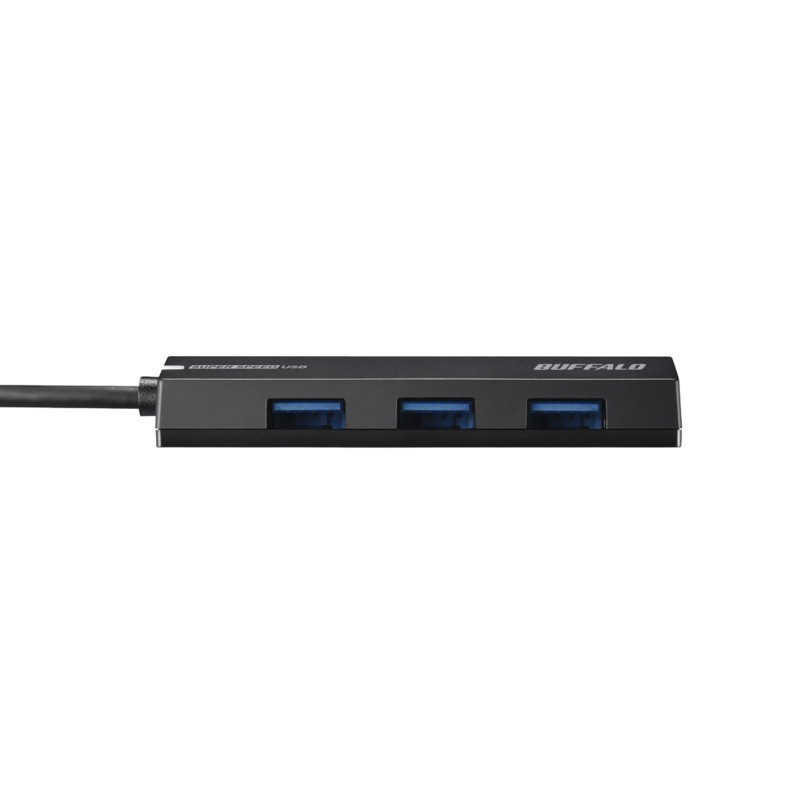 BUFFALO BUFFALO USB3.0 スタンダード 4ポートセルフパワーハブ ブラック BSH4A128U3BK ブラック [USB3.0対応 /4ポ－ト /セルフパワ－] BSH4A128U3BK ブラック [USB3.0対応 /4ポ－ト /セルフパワ－]