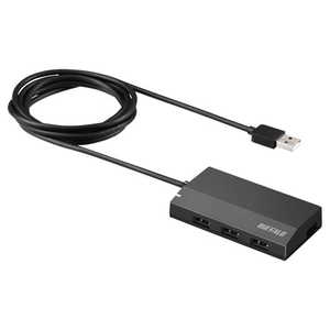 BUFFALO USB2.0 スタンダｰド 4ポｰトセルフパワｰハブ BSH4A128U2BK ブラック