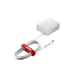 BUFFALO [micro USB]ケーブル一体型AC充電器 2.4A ケーブル BSMPA2418BC1WH