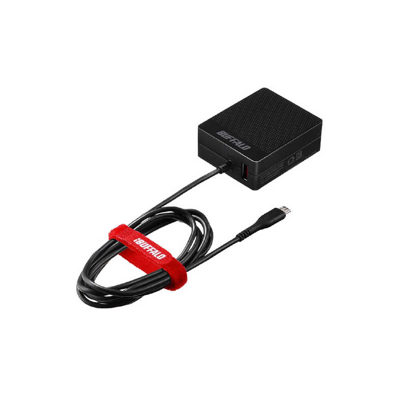 BUFFALO BUFFALO [micro USB]ケーブル一体型AC充電器 APS2.4A ケーブル+USB ブラック BSMPA2418BC2BK [2ポート/Smart IC対応] BSMPA2418BC2BK BSMPA2418BC2BK