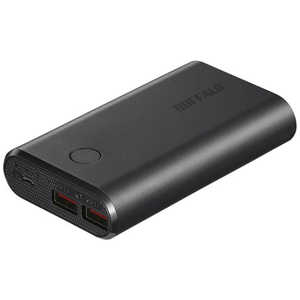 BUFFALO モバイルバッテリー 10050mAh 2ポート  BSMPB10028P2-BK ブラック