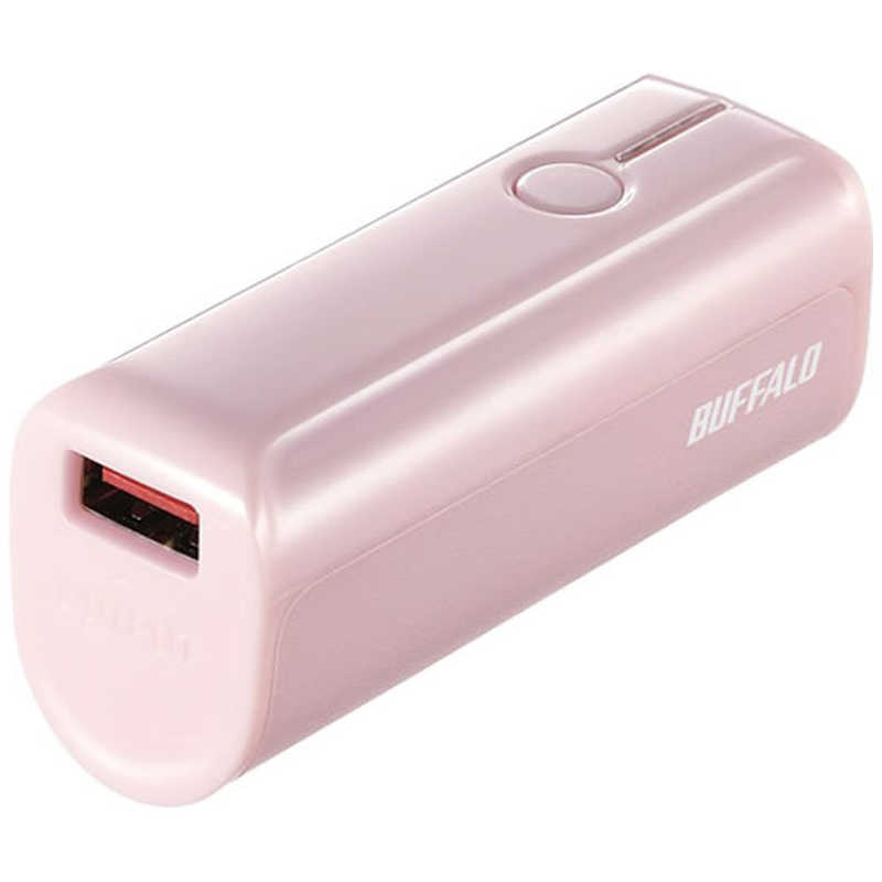 BUFFALO BUFFALO モバイルバッテリー 3350mAh 1ポート  BSMPB3318P1-PK ピンク BSMPB3318P1-PK ピンク