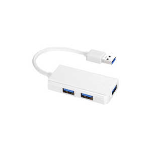 BUFFALO USB3.0 バスパワー 3ポート ハブ ホワイト BSH3U108U3WH ホワイト [USB3.0対応 /3ポ－ト /バスパワ－]