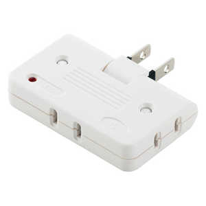 BUFFALO トリプルタップ 雷サージ防止付き BCTAPD02WH ホワイト BUFFALO トリプルタップ 雷サージ防止付き BCTAPD02WH ホワイト