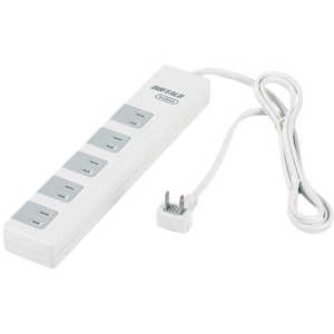 BUFFALO 2ピン式電源タップ 10個口 1.5m BCTAPSD21015WH ホワイト BUFFALO 2ピン式電源タップ 10個口 1.5m BCTAPSD21015WH ホワイト
