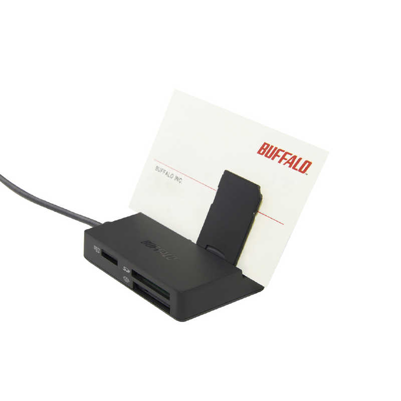 BUFFALO BUFFALO USB3.0 マルチカードリーダー スタンダードモデル (ブラック) BSCR108U3BK  BSCR108U3BK 