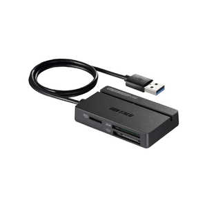 BUFFALO USB3.0 マルチカードリーダー スタンダードモデル (ブラック) ブラック BSCR108U3BK