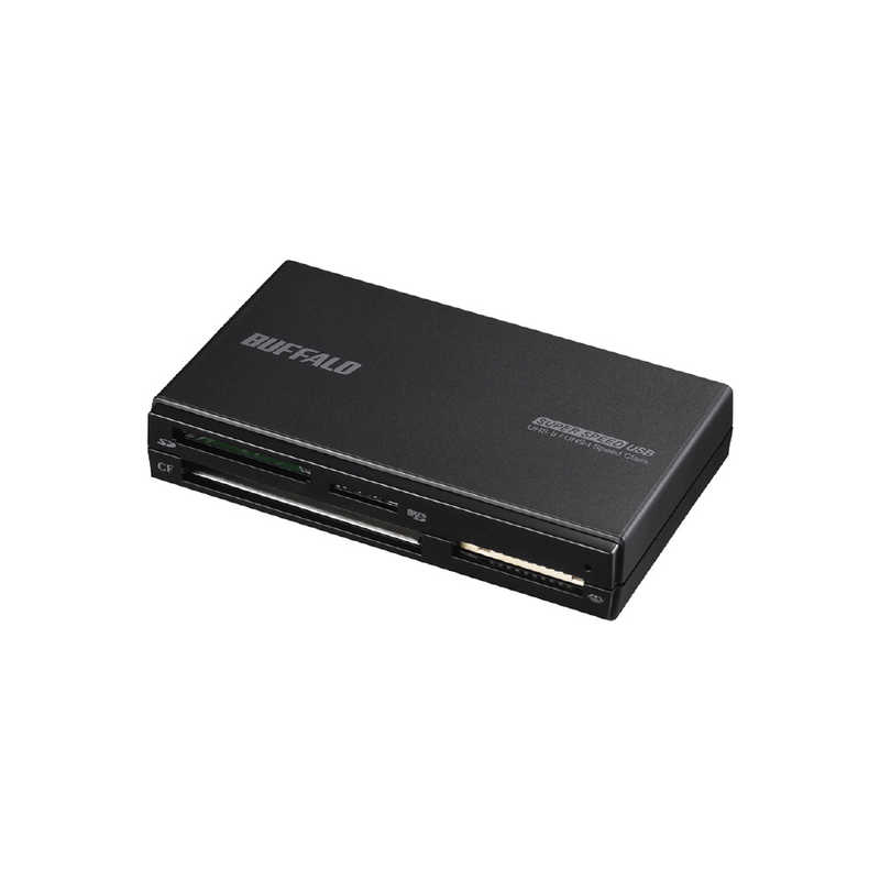 BUFFALO BUFFALO マルチカードリーダー UHS-II対応モデル ブラック (USB3.0/2.0/1.1) BSCR708U3BK BSCR708U3BK