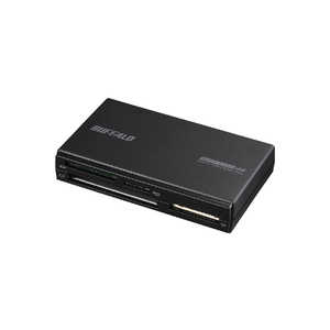 BUFFALO USB3.0 マルチカードリーダー UHS-II対応モデル (ブラック) ブラック BSCR708U3BK