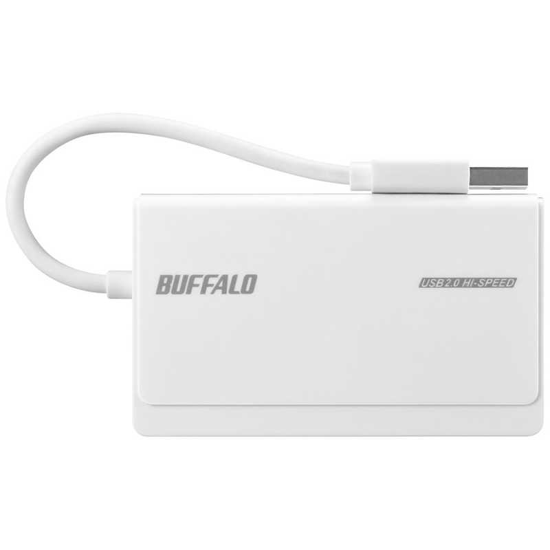 BUFFALO BUFFALO USB2.0 マルチカードリーダー UHS-I対応 (ホワイト) BSCR508U2WH BSCR508U2WH