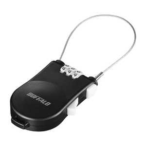 BUFFALO ワイヤー巻き取り式ダイヤルロック BSL10 BUFFALO ワイヤー巻き取り式ダイヤルロック BSL10