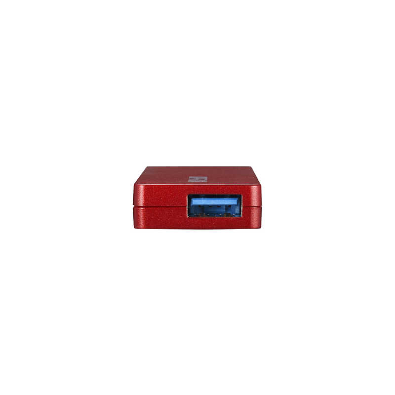 BUFFALO BUFFALO USB-Aハブ (Mac/Windows11対応) レッド [バスパワー /4ポート /USB3.0対応] BSH4U128U3RD レッド BSH4U128U3RD レッド