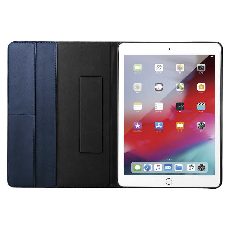 BUFFALO BUFFALO iPad10.2用2アングルレザーケース BSIPD19102CL2BL ブルｰ BSIPD19102CL2BL ブルｰ