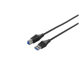 BUFFALO USB3.0 A to B ॱ֥ 0.5m ֥å Type-A /Type-B᥹ BSUABSU305BK