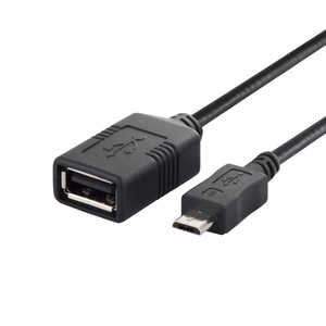 BUFFALO USB(microB to A)変換アダプター 0.5m ブラック BSMPC11C05BK BUFFALO USB(microB to A)変換アダプター 0.5m ブラック BSMPC11C05BK