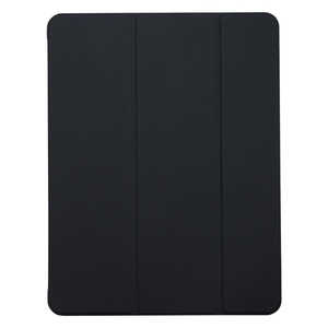BUFFALO 12.9インチ iPad Pro(第4世代)用 ハイブリッドマットレザｰケｰス ブラック BSIPD2012CHLBK