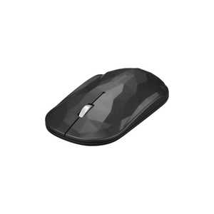 BUFFALO マウス FLEXUS ジオメトリー ブラック [BlueLED /3ボタン /Bluetooth /無線(ワイヤレス)] BSMBB330GBK