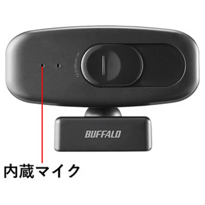 BUFFALO BUFFALO ウェブカメラ マイク内蔵 ブラック [有線] BSW300MBK BSW300MBK