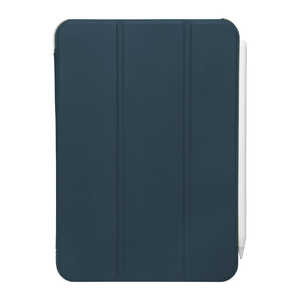 BUFFALO 第6世代iPadmini ハイブリッドマットレザーケース ブルー BSIPD2108CHLBL
