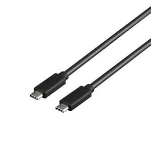 BUFFALO USB-C ⇔ USB-Cケーブル [映像 /充電 /転送 /0.8m /USB Power Delivery /100W /USB4] ブラック BSUCC4P5A08BK