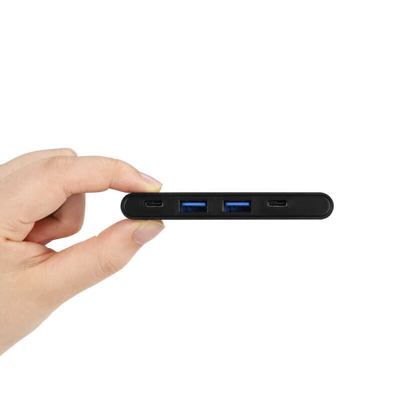 BUFFALO BUFFALO USB3.2Gen2バスパワー4ポートＰD対応ハブ ブラック [バスパワー /4ポート /USB 3.2 Gen2対応 /USB Power Delivery対応] BSH4U500C1PBK BSH4U500C1PBK