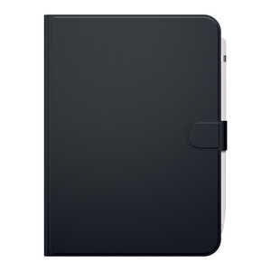 BUFFALO iPad 10.9インチ(第10世代)2022年モデル用 手帳型ケース マットレザー フリーアングルスタンド ブラック BSIPD22109CLFBK