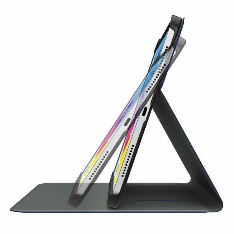 BUFFALO BUFFALO iPad 10.9インチ(第10世代)2022年モデル用 手帳型ケース マットレザー フリーアングルスタンド ブルー BSIPD22109CLFBL BSIPD22109CLFBL