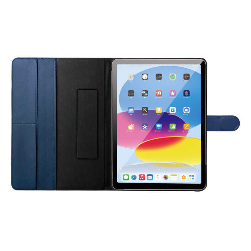 BUFFALO BUFFALO iPad10.9用2アングルレザーケース ブルー ブルー BSIPD22109CL2BL BSIPD22109CL2BL
