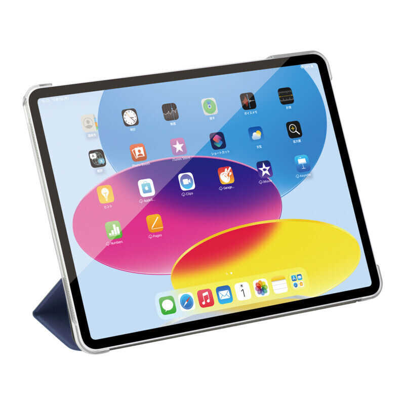BUFFALO BUFFALO iPad10.9用ハイブリッドレザーケース ブルー ブルー BSIPD22109CHLBL BSIPD22109CHLBL