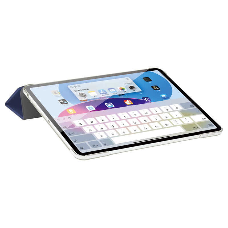 BUFFALO BUFFALO iPad10.9用ハイブリッドレザーケース ブルー ブルー BSIPD22109CHLBL BSIPD22109CHLBL