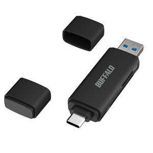BUFFALO Type-C/Type-A³ USB3.2 Type-Cɥ꡼ USB3.1 /ޥ֥ۡåб BSCR130U3CBK