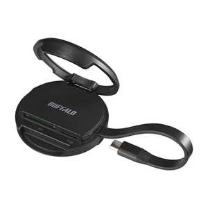 BUFFALO MagSafe�б� PD�ݡ����դ�Type-C��³�����ɥ꡼�� ��USB3.0/2.0/1.1 / ���ޥۡ����֥�å��б��� BSCR520MGBK